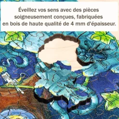 Puzzle en bois 500 pièces : Forêt fantastique - Ravensburger