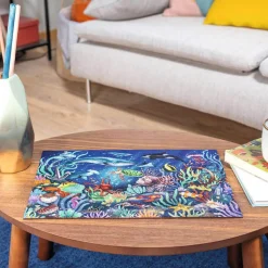 Puzzle en bois 500 pièces : Monde marin coloré - Ravensburger
