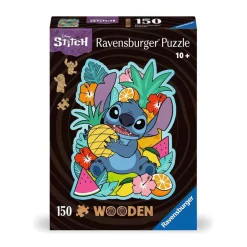 Puzzle en bois 150 pièces Forme : Stitch - Ravensburger