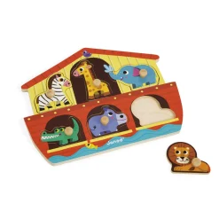 Puzzle encastrement en bois : Arche de Noé - Janod