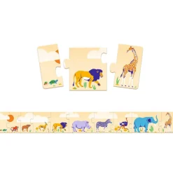 Puzzle frise : Petits et grands - Djeco