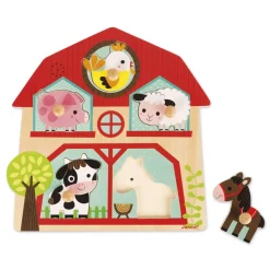 Puzzle musical : Les Copains de la ferme - Janod