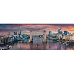 Puzzle Panorama 1000 pièces : Au-delà de la rivière - Clementoni