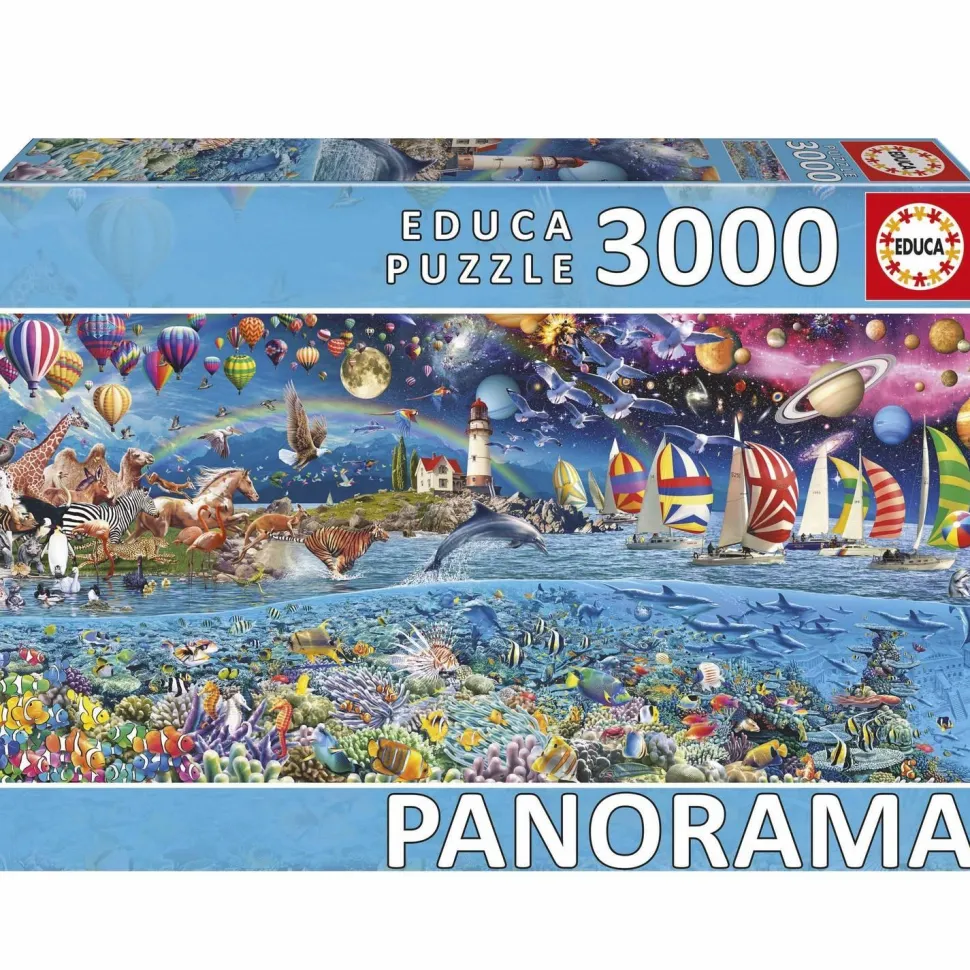 Puzzle Panorama 3000 pièces : VIE - Educa