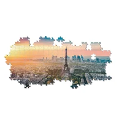 Puzzle panoramique 1000 pièces + poster : Paris - Clementoni