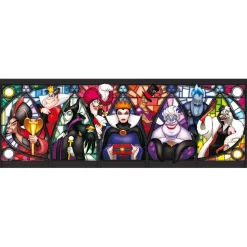 Puzzle panoramique 1000 pièces : Les Méchants Disney - Clementoni