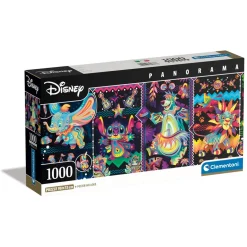 Puzzle panoramique 1000 pièces : Disney - Joies - Clementoni