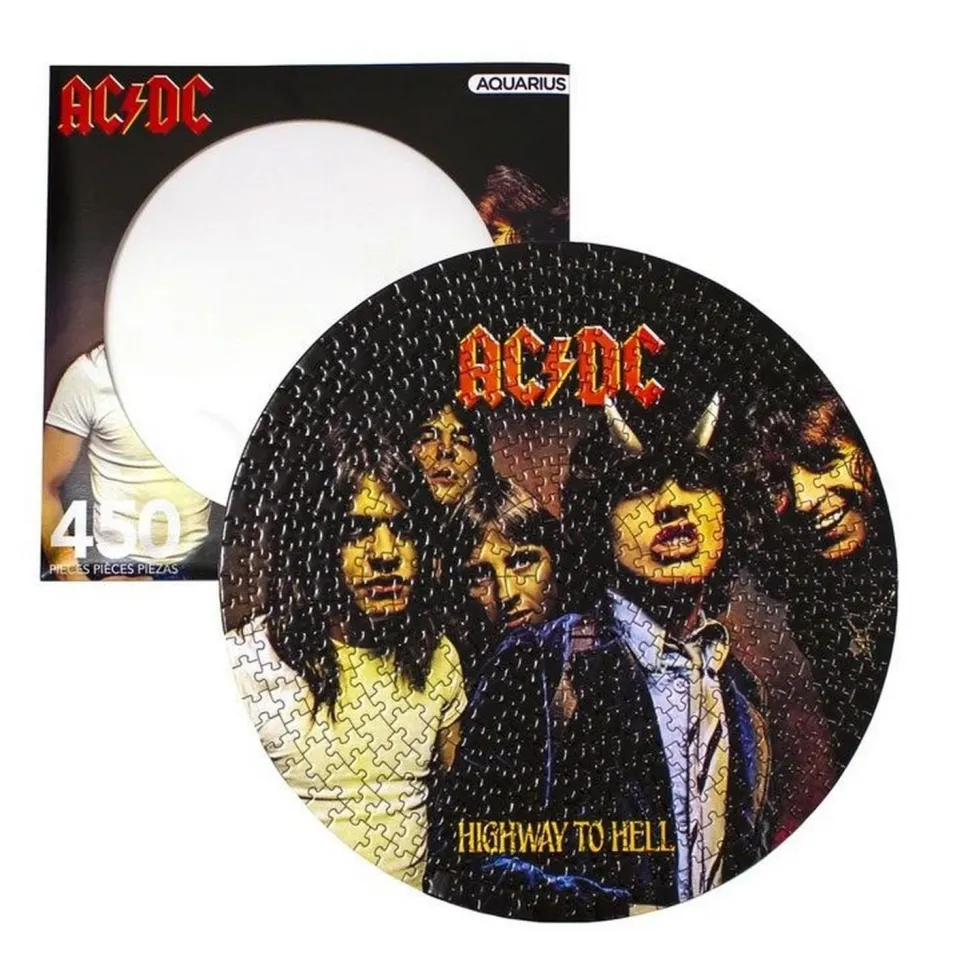 Puzzle rond 450 pièces : Ac/Dc Highway To Hell - Aquarius