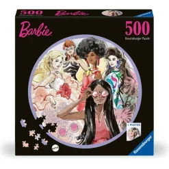 Puzzle rond 500 pièces : Barbie - L'icône du style depuis 1959 - Ravensburger