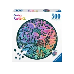 Puzzle rond 500 pièces : Champignons (Circle of Colors) - Ravensburger