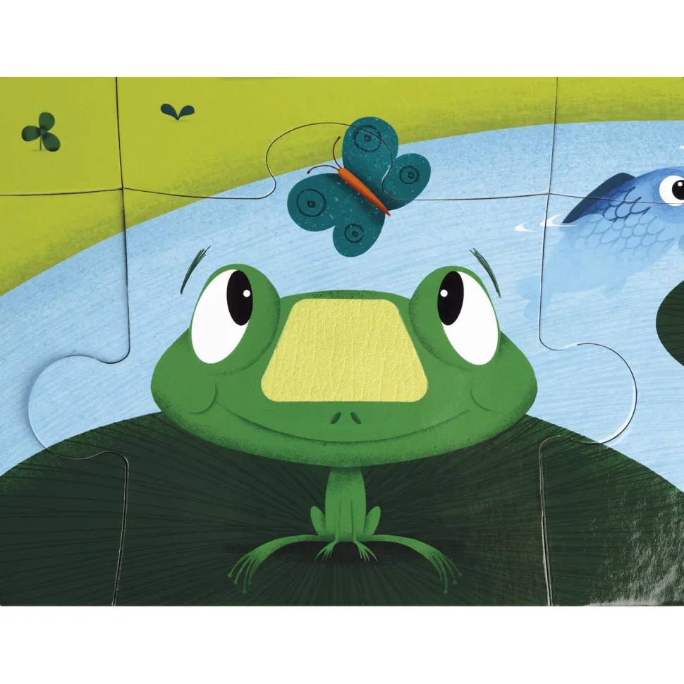 Puzzle tactile géant : La ferme - Janod