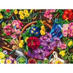 Puzzle 2x500 pièces : Les travaux du jardin - Trefl