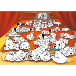 Puzzles 600 pièces : 40e anniversaire - Les 101 Dalmatiens / Disney Animal Friends - Trefl