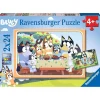 Puzzles 2 x 24 pièces : C'est parti avec Bluey ! - Ravensburger