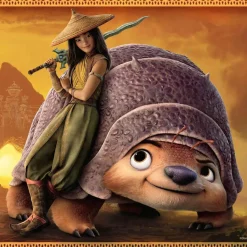 Puzzles 3 x 49 pièces : Disney Raya et dernier dragon : Raya, la courageuse guerrière - Ravensburger