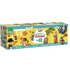 Puzzles 4 x 100 pièces : Grande frise historique - Vilac