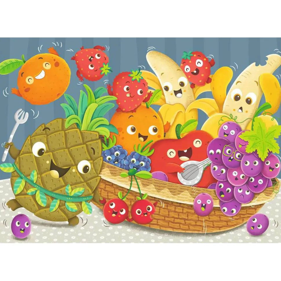 Puzzles 2 x 24 pièces : Les petits fruits et légumes - Ravensburger
