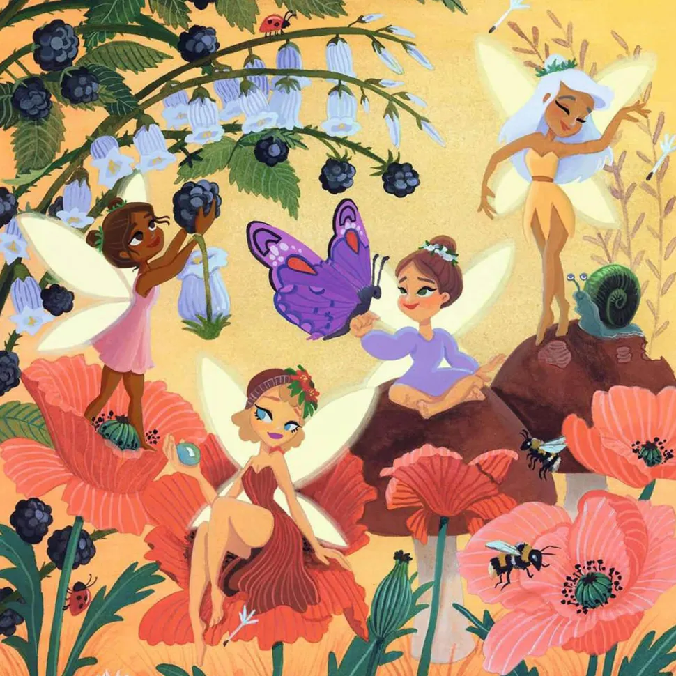 Puzzles 3 x 49 pièces : Licorne, dragon et fée - Ravensburger