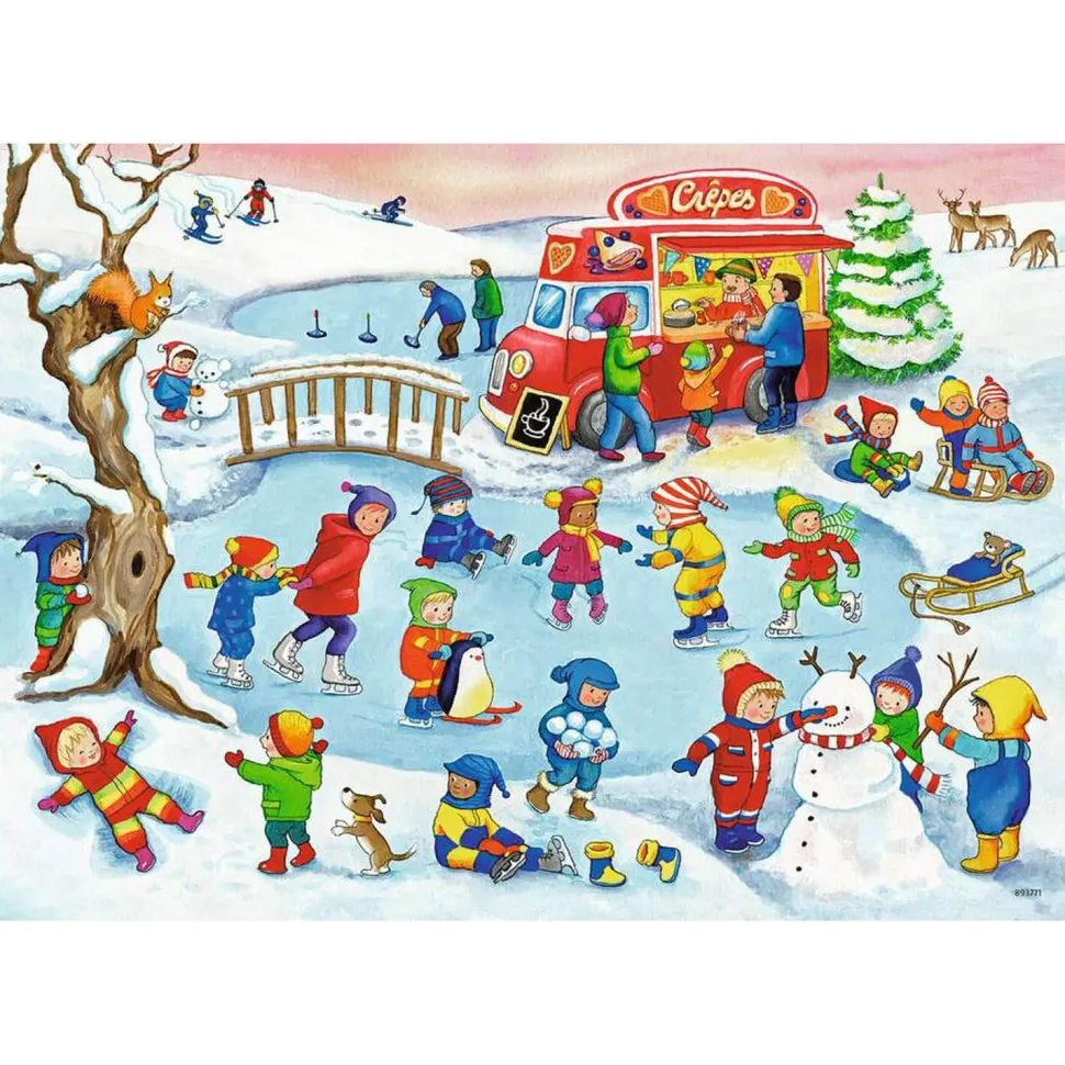 Puzzles 2 x 24 pièces : Loisirs au lac - Ravensburger