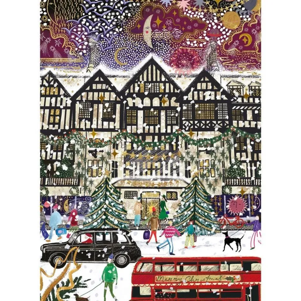 Puzzles 3 x 500 pièces : Noël à Londres - Gibsons