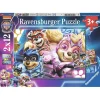 Puzzles 2 x 12 pièces : Une équipe indestructible, Pat'Patrouille (Paw Patrol) - Ravensburger