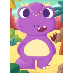 Puzzles 3 x 24 pièces Mix & Match : Mignons dinosaures - Ravensburger