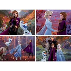Puzzles de 50 à 150 pièces : 4 puzzles : La Reine des neiges 2 (Frozen 2) - Educa