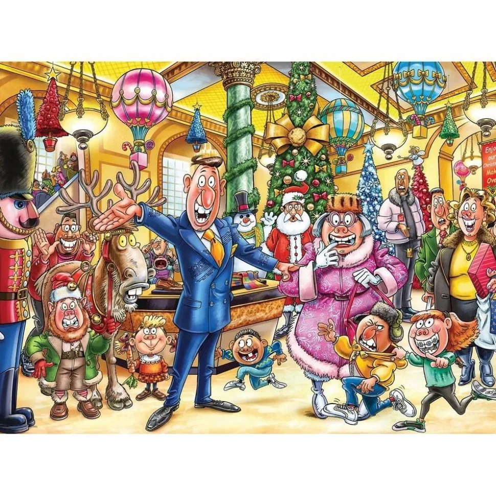Puzzles 2x 1000 pièces : Wasgij Christmas 21 - Un relooking très joyeux ! - Jumbo