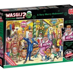 Puzzles 2x 1000 pièces : Wasgij Christmas 21 - Un relooking très joyeux ! - Jumbo