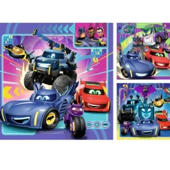 Puzzles 3x49 pièces : Appel à tous les Batwheels ! - Ravensburger