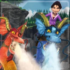 Puzzles 3x49 pièces : Dragons : les neuf royaumes - Ravensburger