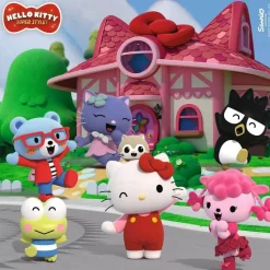 Puzzles 3x49 pièces : Hello Kitty - Aventures à Cherry Town - Ravensburger