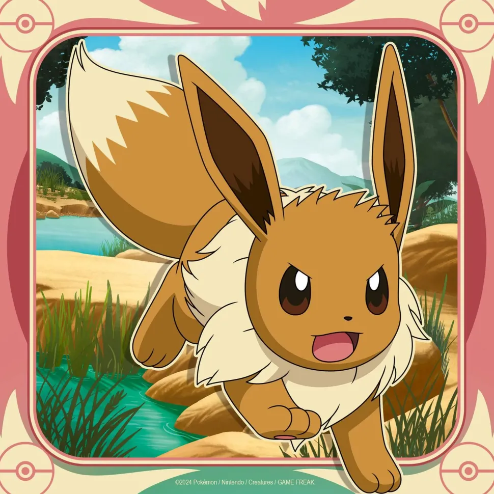 Puzzles 3x49 pièces : Pikachu, Dracaufeu et Evoli - Ravensburger