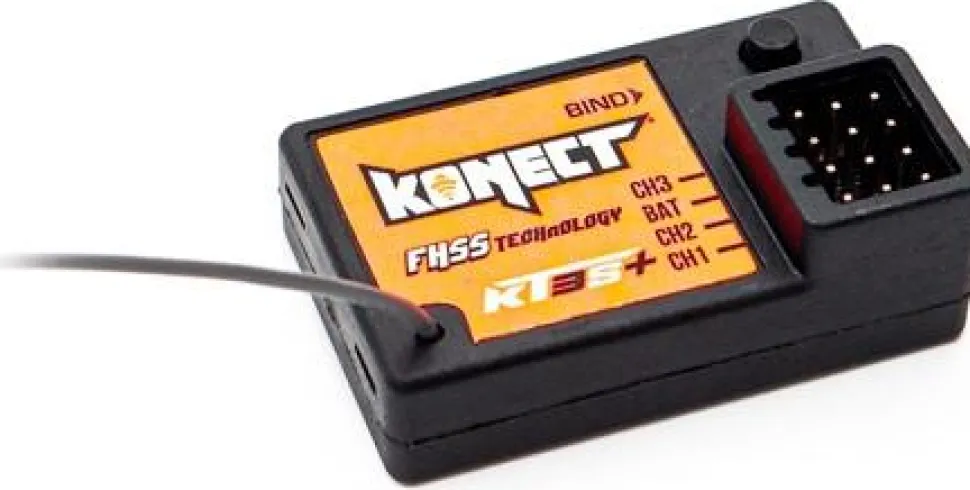 Récepteur 2.4GHz 3 Voies compatible Radio KONECT KT3S+ - Konect