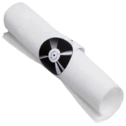 Rond de serviette Musique en carton - RueDeLaFete