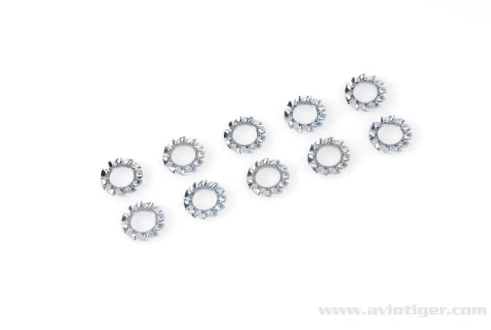 Rondelles Bloquant M4 Acier (10) - GF-0155-003 - Gforce