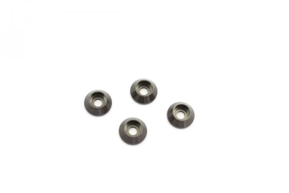 Rondelles coniques 3mm Gun métal - MP9 - Kyosho