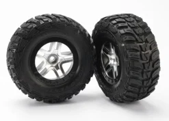 Roues Avant Montees Collees Kumho Pour 4X2 (2) - Traxxas