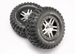 Roues Avant Montees Collees Sct Pour 4X2 Uniquement (2) - Traxxas