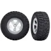 Roues Montees Collees Kumho Pour 4X4 Avant/Arriere - 4X2 Arriere (2) - Traxxas