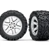 Roues Montees Collees Rxt Chromees Satin Talon X2 - Traxxas - Traxxas