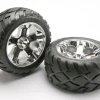 Roues Montees Collees Anaconda Arriere Pour Nitro/Avant Electrique(2) - Traxxas
