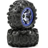 Roues Montees Collees Canyon At Jantes Bleues (2) - Traxxas