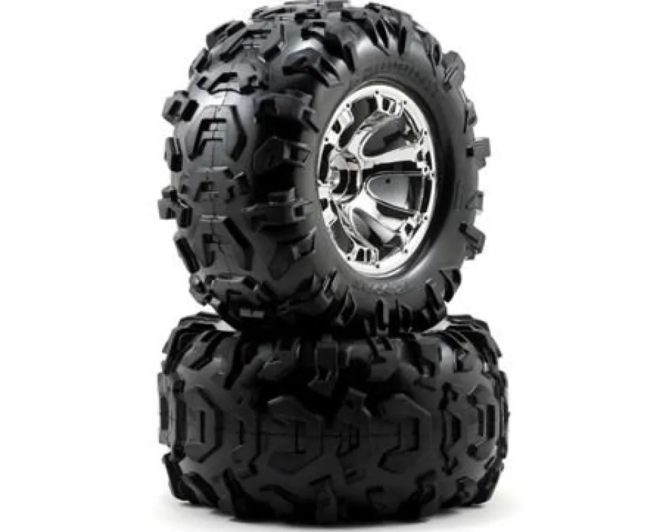 Roues Montees Collees Canyon At (2) - Traxxas