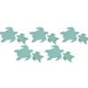 Sachet de 10 confettis TORTUES de Mer en BOIS, Turquoise - RueDeLaFete