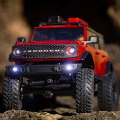 SCX24 2021 Ford Bronco 4WD Truck Brushed RTR 1:24 Rouge - Axial