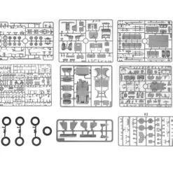 Set 3 maquettes Véhicule Militaire du D.A.K - ICM