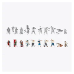 Set de 10 Figurines en Métal pour Caravelles et Galions - Artesania