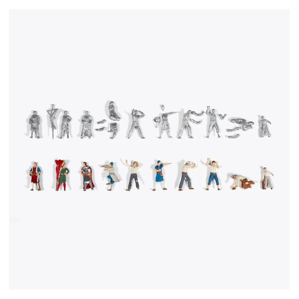 Set de 10 Figurines en Métal pour Caravelles et Galions - Artesania