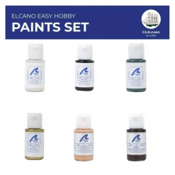 Set de 6 peintures pour maquette bateau - Navire-École Juan Sebastián Elcano / Esmeralda - Artesania